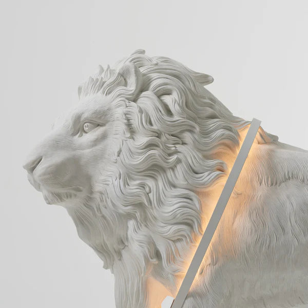 Haoshi Lion Sculpture Lighting Spacio India