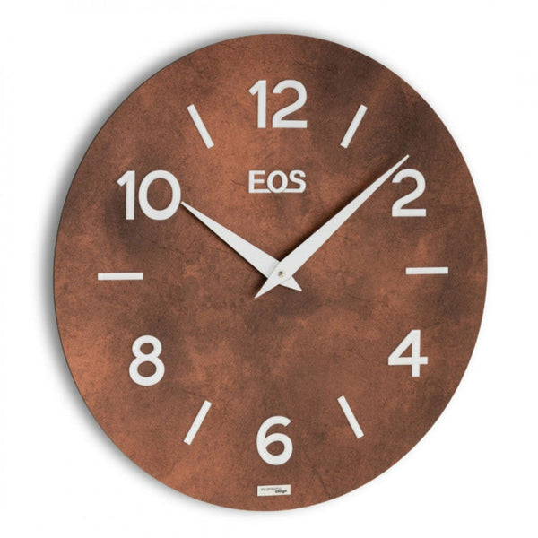 Eos Oxidised Copper Wall Clock