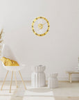 Incantesimo Genius 132 Gold Wall clock Spacio India