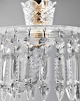 Close-up of crystal detailing on Italamp Margot Wall Lamp, a luxury wall lighting piece made in Italy, available at Spacio India retail stores and online.