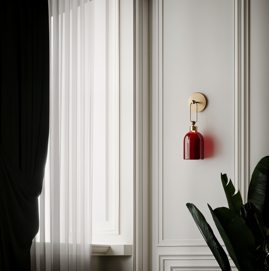 Designer wall-mounted lighting in brushed finish from Italamp Valentina Collection, at Spacio India