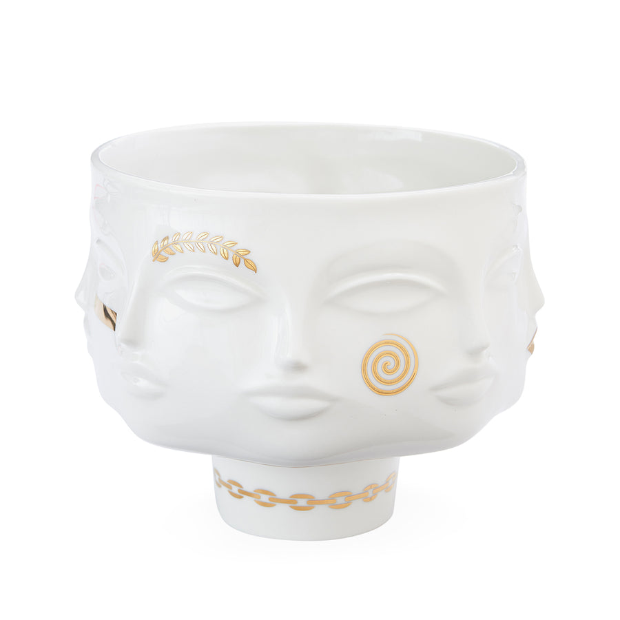 A glamorous JA Gilded Muse Dora Maar Bowl, inspired by the Gilded Muse collection by Jonathan Adler.