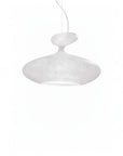 White pendant light on a white background