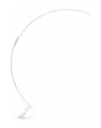 White extendable floor lamp on a white background from Kdln available at Spacio in India 