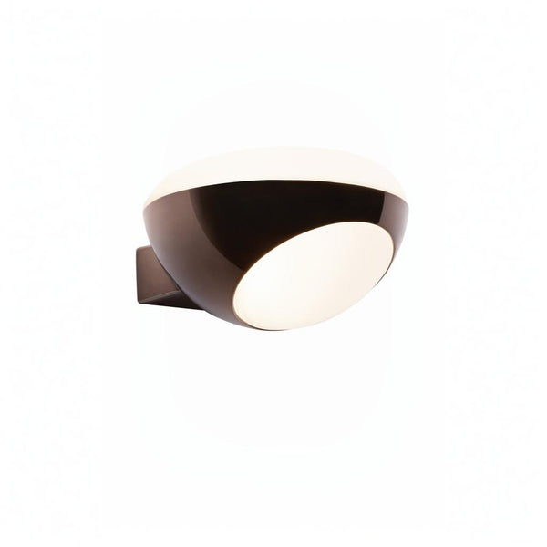 Modern wall light fixture on a white background