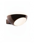 Modern wall light fixture on a white background
