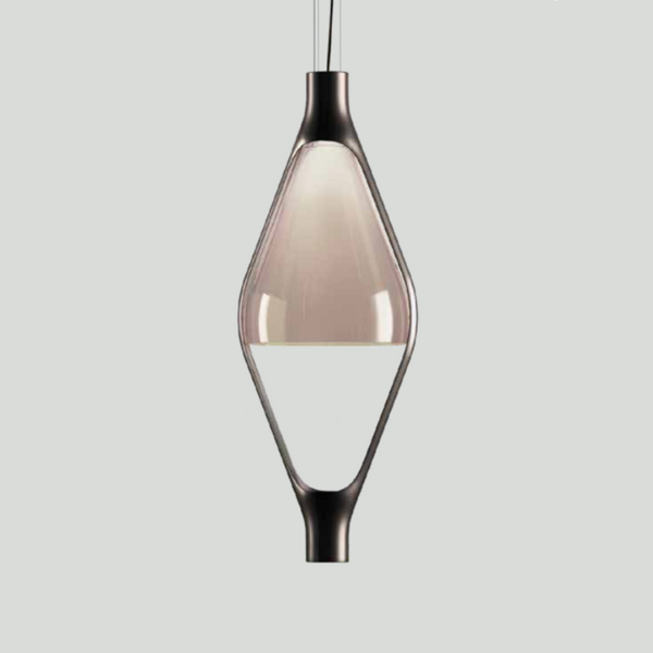 A KDLN Vice Versa Pendant Light with a glass shade.