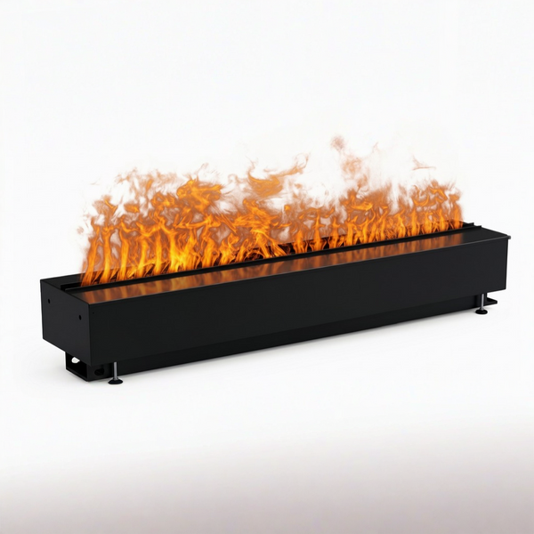 1000 LED Metal Bed (40") Water Vapour Artificial Fireplace