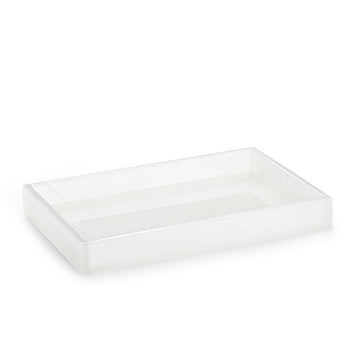 Labrazel Hielo Tray in white onyx from Labrazel on a white background at Spacio retail store in Mumbai