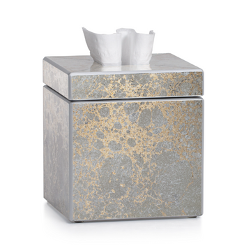 Natasha Glass Tissue Cover  from Labrazel on a white background at Spacio retail store in Mumbai