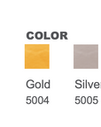 A chart displaying the various colors of ML City Opening Metallic Finish (4pc set) beech wood, including those with a metallic finish by Madlab.