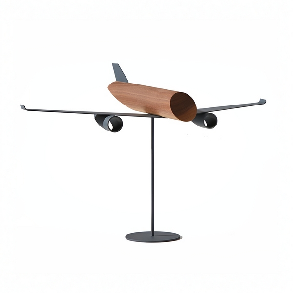 Airport Mood Aircraft Wood Sculpture