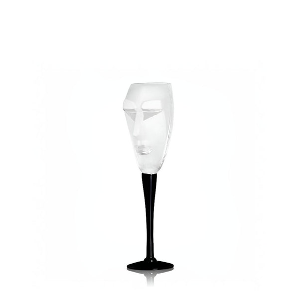 Kubik Clear Masq Champagne Glass