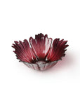 Maleras Crystal Fleur Bowl Small Bowl on a white back ground for modern interiors available at Spacio India from Decor Accessories and Tableware Collection of Decorative Bowls.