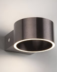 Modern wall-mounted rechargeable light fixture on a gray background