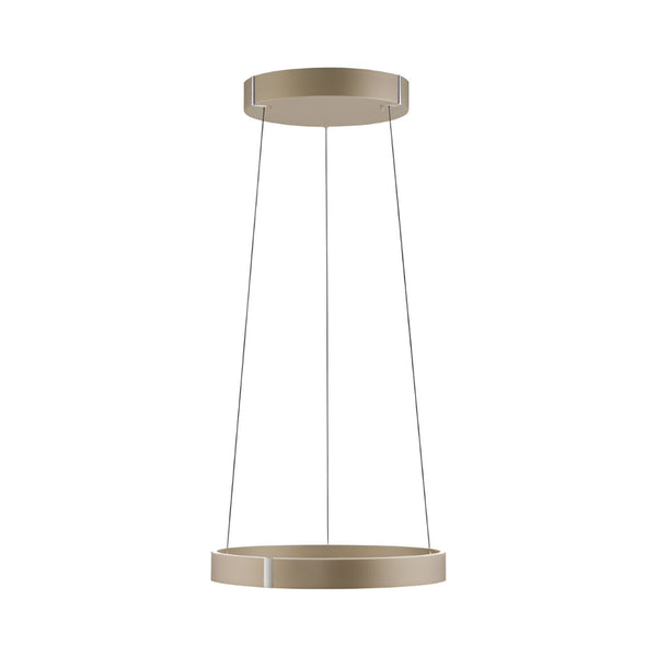 Beige kinetic pendant light with hexagonal shade on a white background from Neuhaus Pure available at Spacio retail stores in Mumbai & Kolkata. 