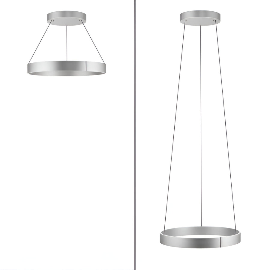 Two modern kinetic chandelier on a white background