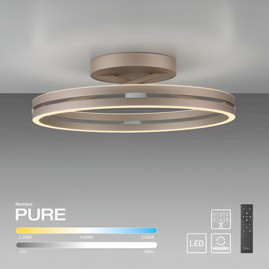 Loop Mystic Bronze Chandelier by Neuhaus Pure | Spacio