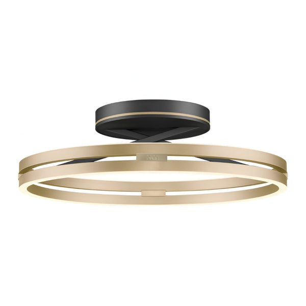 Loop Mystic Black/Ivory-Gold Chandelier by Neuhaus Pure | Spacio