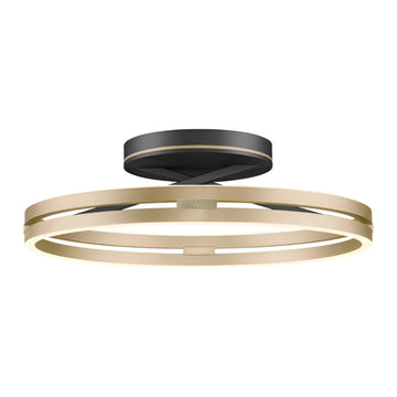 Loop Mystic Black/Ivory-Gold Chandelier by Neuhaus Pure | Spacio