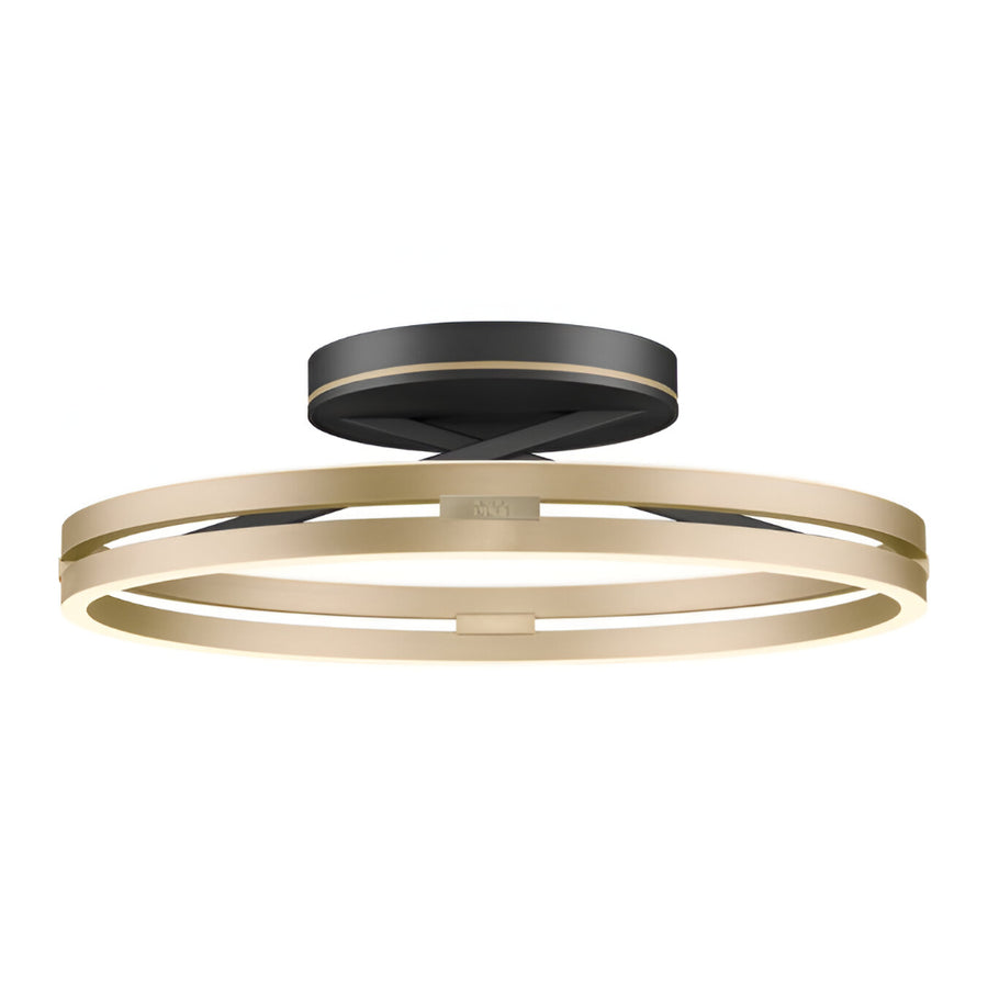 Loop Mystic Black/Ivory-Gold Chandelier by Neuhaus Pure | Spacio