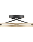 Loop Mystic Black/Ivory-Gold Chandelier by Neuhaus Pure | Spacio