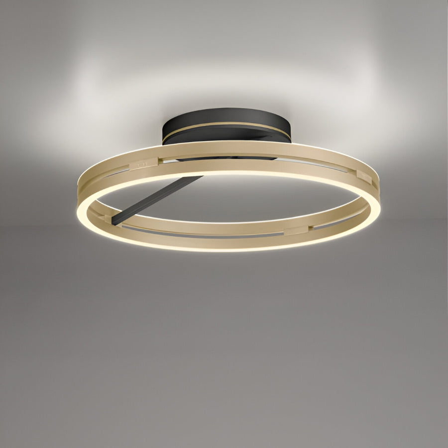Loop Mystic Black/Ivory-Gold Chandelier by Neuhaus Pure | Spacio