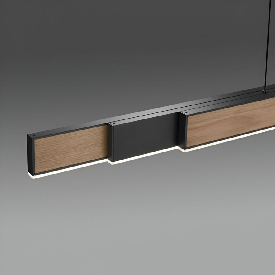  Moto-Rise Oak/Black Pearl  Suspension Chandelier by Neuhaus Pure | Spacio