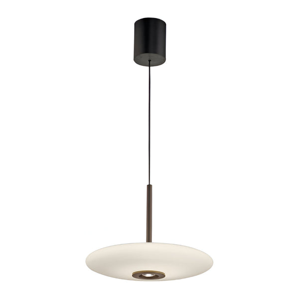 Neuhaus Pure E-Vitrum Pendant Dark-Metal Brown 45 Kinetic Pendant Light