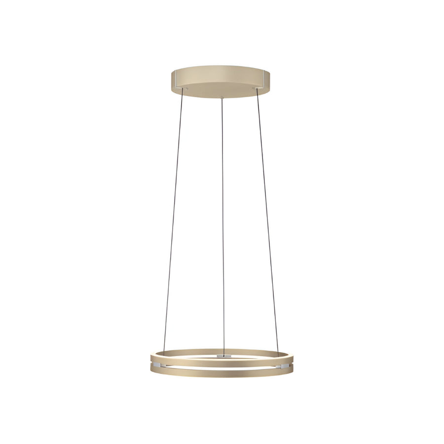 Modern pendant kinetic light with beige finish on a white background from Neuhaus Pure available at Spacio retail store in Mumbai & Kolkata. 