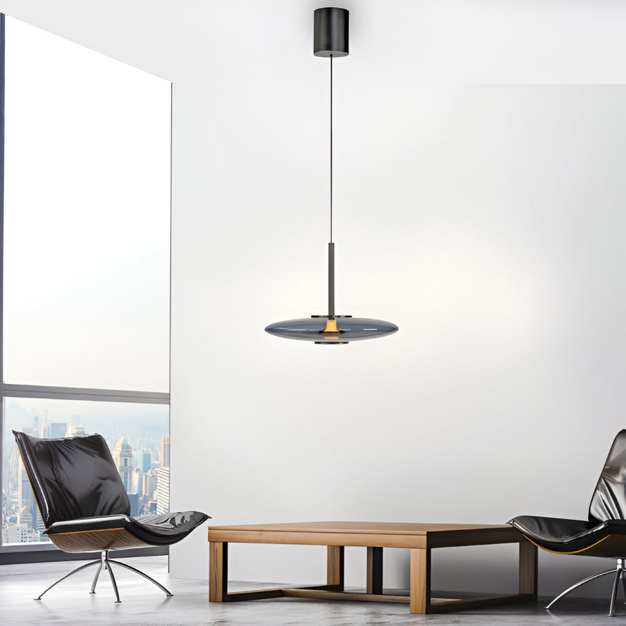 E-Vitrum Platinum Grey Pendant Light by Neuhaus Pure | Spacio