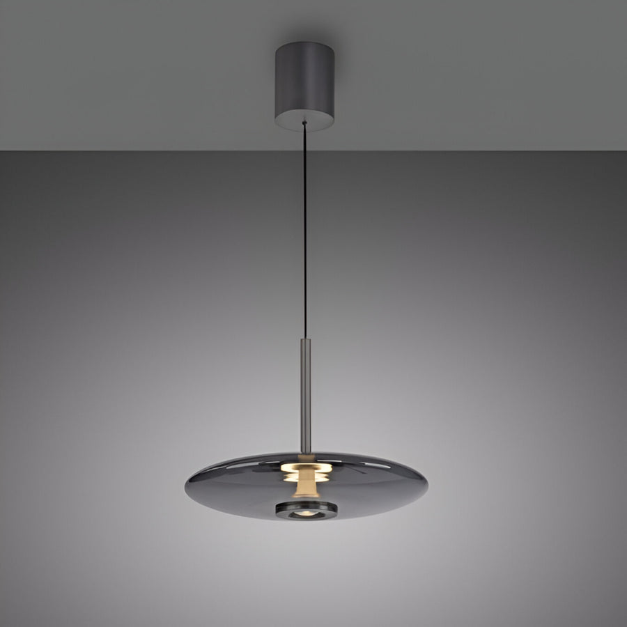 E-Vitrum Platinum Grey Pendant Light by Neuhaus Pure | Spacio