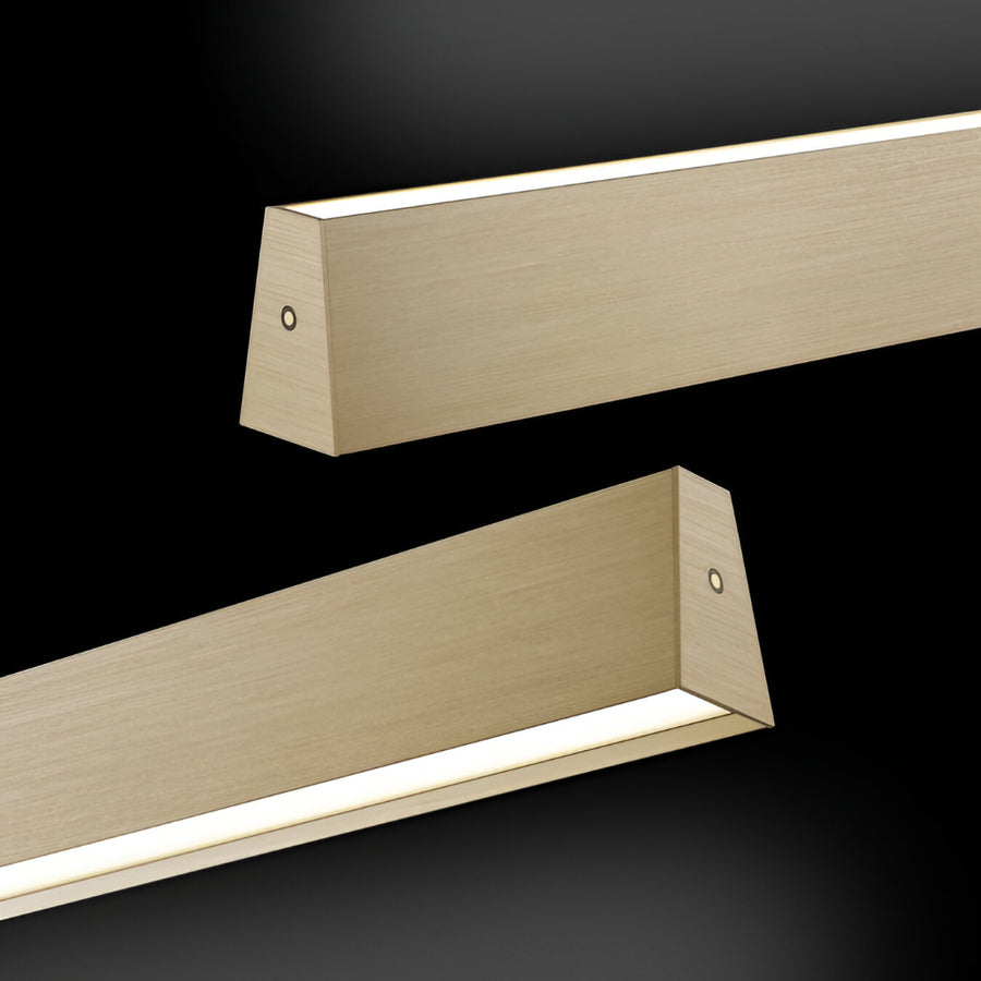 Close up of E-Motion Imperial Gold Kinetic Chandelier Light by Neuhaus Pure | Spacio