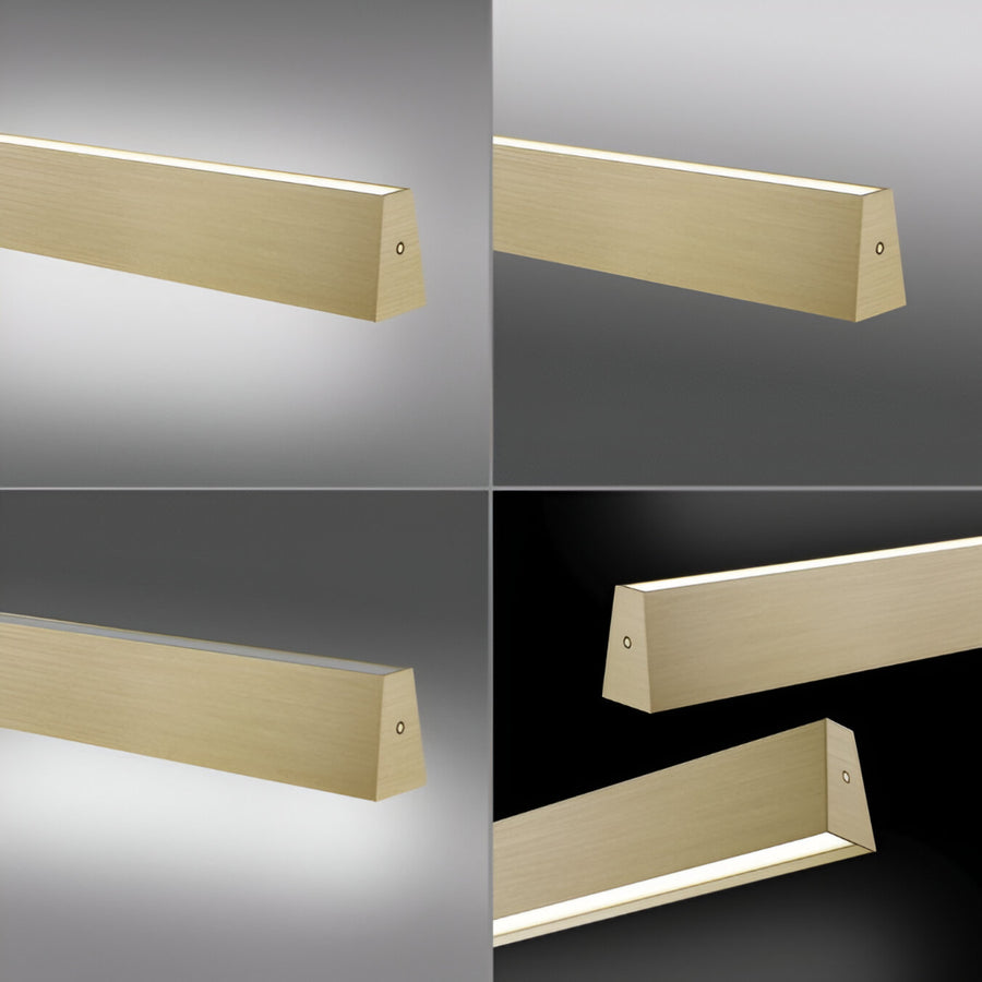 Different modes of lighting of E-Motion Imperial Gold Kinetic Chandelier Light by Neuhaus Pure | Spacio