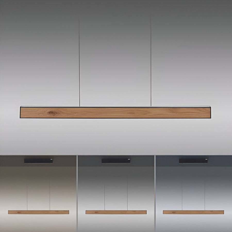 Colour temperatures of the kinetic suspension light on a gray background