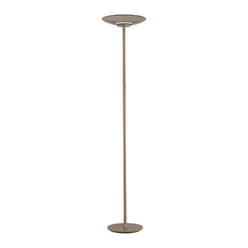Floor lamp with a round base and adjustable head on a white background from Neuhaus Pure available at Spacio in India. 