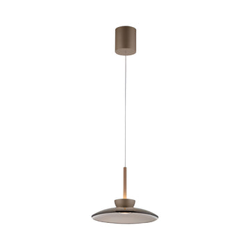 Pendant light fixture on a white background with a comfort lift mechanism by Neuhaus Pure available at Spacio retail stores in Mumbai & Kolkata. 