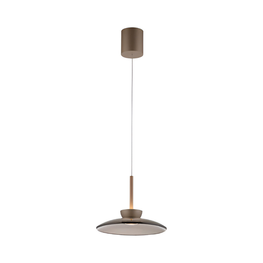 Pendant light fixture on a white background with a comfort lift mechanism by Neuhaus Pure available at Spacio retail stores in Mumbai & Kolkata. 