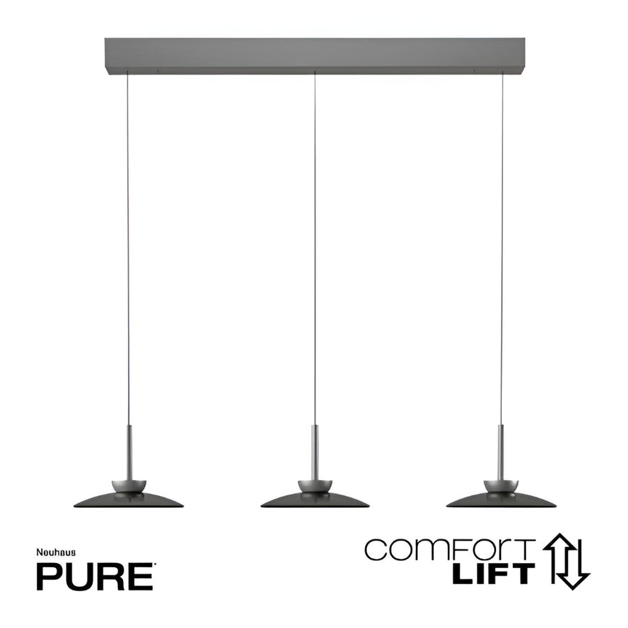 Neuhaus Pure Comfort Lift pendant light on a white background