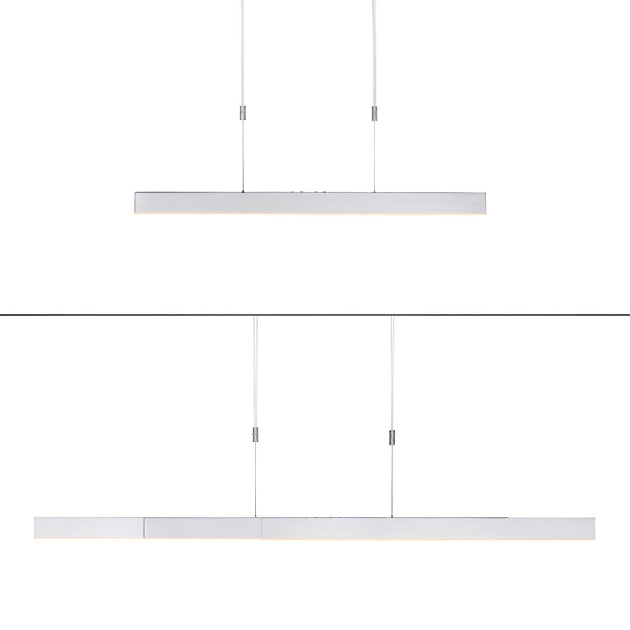 Modern pendant light fixture on a white background