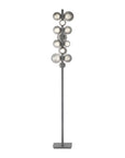 Modern floor lamp with multiple circular light fixtures on a white background by Neuhaus Pure available at Spacio retail store in Mumbai & Kolkata. 