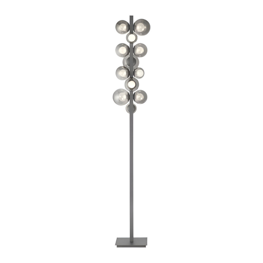 Modern floor lamp with multiple circular light fixtures on a white background by Neuhaus Pure available at Spacio retail store in Mumbai & Kolkata. 