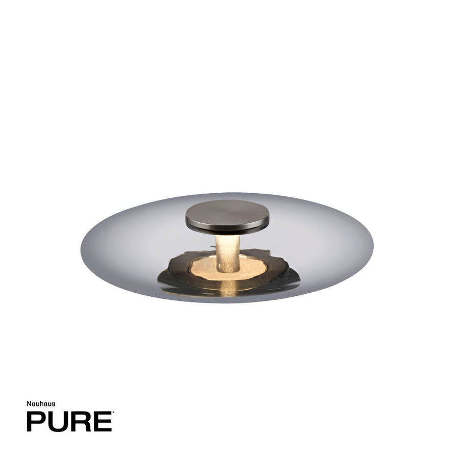 Modern table lamp light fixture with 'PURE' branding on a white background