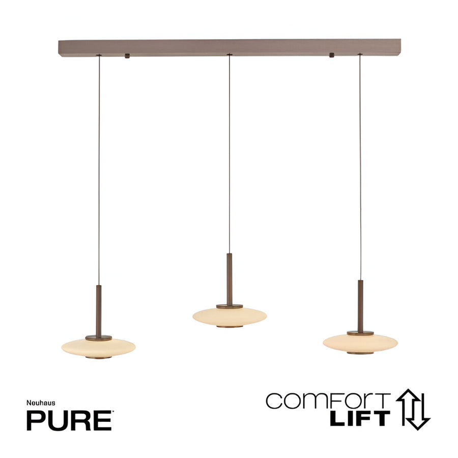 Neuhaus Pure pendant light with Comfort Lift on a white background