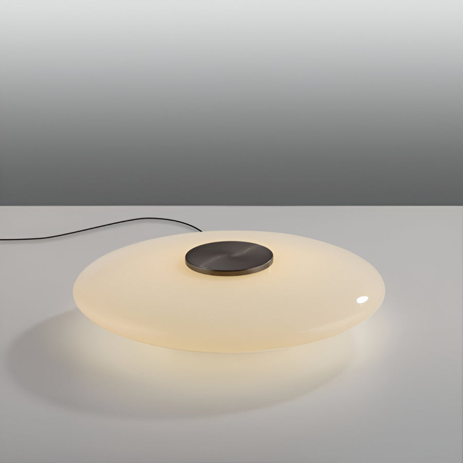 Vitrum Dark-Metal Brown Table Lamp by Neuhaus Pure | Spacio