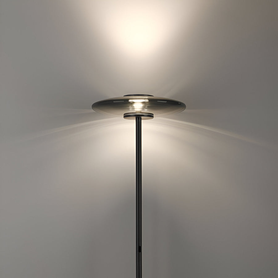 Vitrum Platinum Grey Floor Lamp by Neuhaus Pure | Spacio