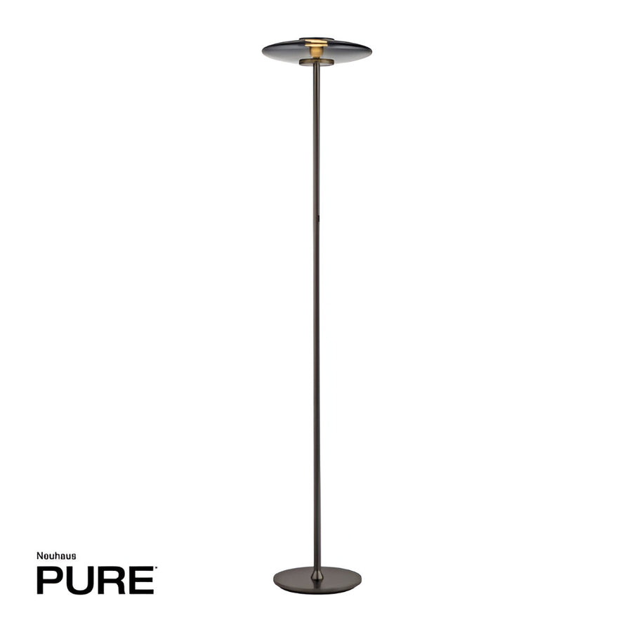 Vitrum Platinum Grey Floor Lamp by Neuhaus Pure | Spacio