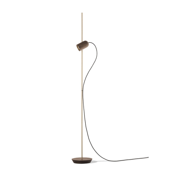 Modern floor lamp with a long cable on a white background from Nomon available at Spacio retail stores in India. 