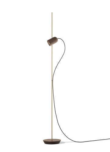 Modern floor lamp with a long cable on a white background from Nomon available at Spacio retail stores in India. 