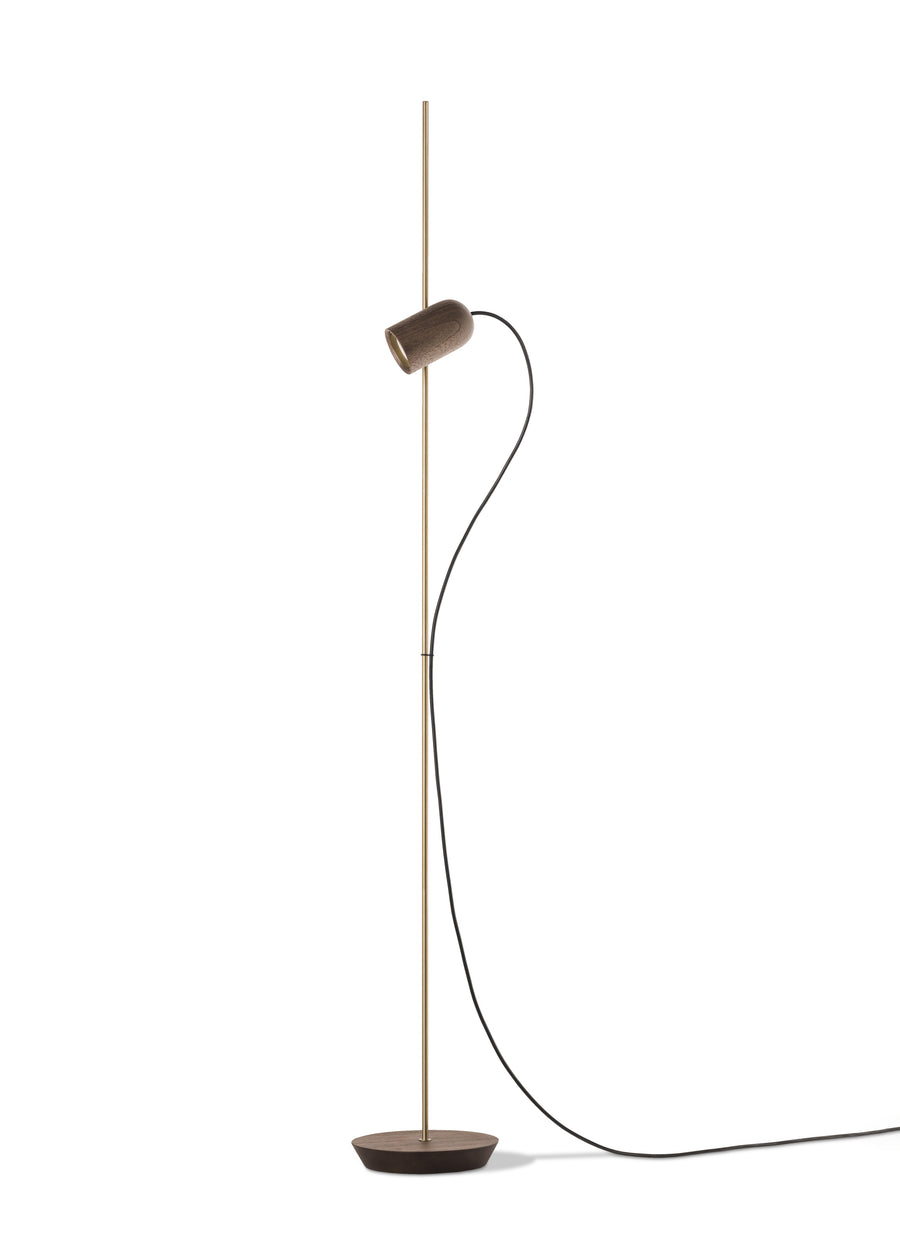 Modern floor lamp with a long cable on a white background from Nomon available at Spacio retail stores in India. 